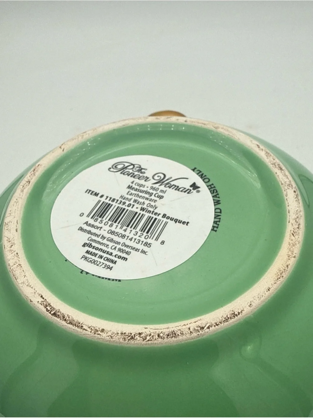 The Pioneer Woman Winter Bouquet 4-Cup Earthenware Measuring Cup